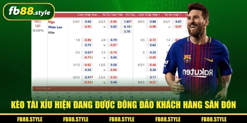 Kèo Tài Xỉu hiện đang được nhiều người săn đón khi đặt cược Euro tại FB88